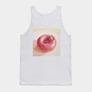 Cherry Donut Painting Tank Top